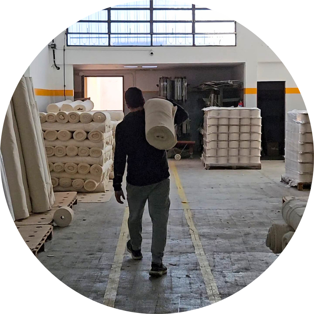 foto circular proveedores de telas